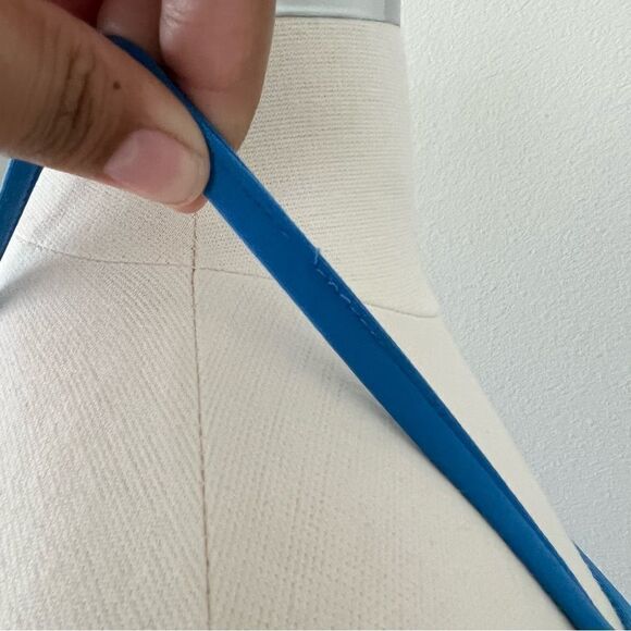 Athleta Swim Stretch Drawstring Athleisure Dress Blue S - Picture 5 of 10